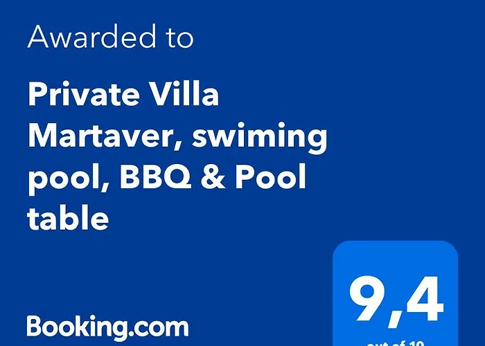 Private Martaver, Swiming Pool, Bbq & Pool Table 무트자멜